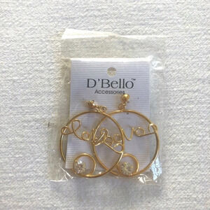 ☀️NEW “Love” Cursive Earrings